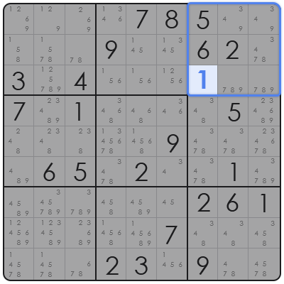 วิธี เล่น sudoku